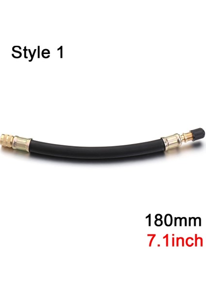 180MM Stil 1 Stil Xiaomi Mijia Scooter Için Ortable Genişletilmiş Silikon Nozullar Scooter Vana Adaptörü Elektrikli Scooter Kaykay Bisiklet (Yurt Dışından)