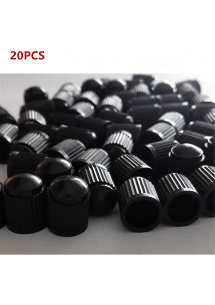 20 Adet Tarzı Ar Lastik Valf Toz Kapakları Kubbe Şekli Tekerlek Kök Hava Valfi Siyah Oto Kamyon Bisikleti Mtb Lastik Kapakları Araba Lastiği Valfi Plastik Kapak (Yurt Dışından)