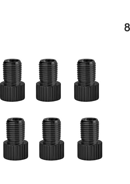 Siyah Stil Alüminyum Bisiklet Bisiklet Valfi Presta - Schrader Dönüştürücü Araba Valfi Adaptörü (Yurt Dışından)