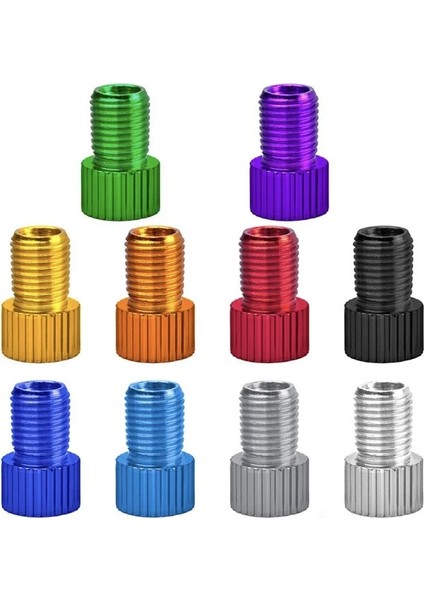 Siyah Stil Alüminyum Bisiklet Bisiklet Valfi Presta - Schrader Dönüştürücü Araba Valfi Adaptörü (Yurt Dışından) indirimleri