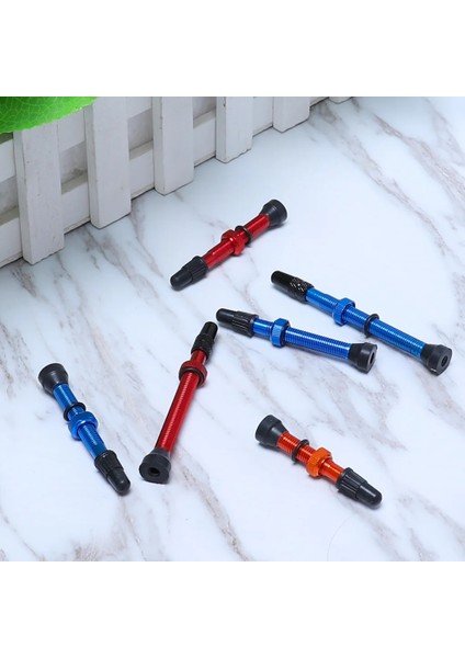 58 mm Siyah Stil Et Bisiklet mm Uyumlu Yol Için Valf Mtb Bisiklet Tubeless Lastikler Pirinç Çekirdek Alaşım Kök Tubeless Mastik (Yurt Dışından)