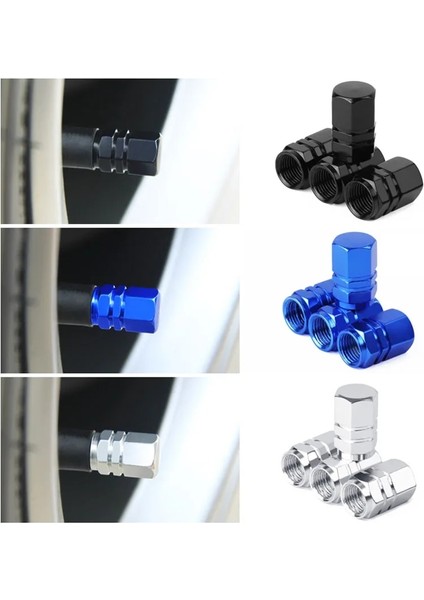 Tip C - Lacivert Stili 4 Adet Bisiklet Valfi Carader Valf Kapakları Arabalar Motosikletler Kamyonlar Bisikletler Tekerlek Lastik Valfi Gövde Kapakları Bisiklet Bisiklet Aksesuarları (Yurt Dışından)