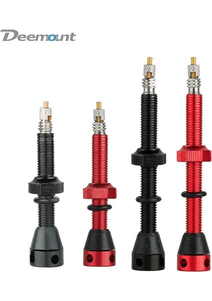 VF60G Kırmızı A Stili Deemount Resta Fv Valfler mm Mtb Yol Bisikleti Için C Işlenmiş Eloksallı Nipel Tubeless Karbon Jantlar W Aracı (Yurt Dışından)