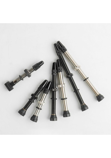 60 mm Pirinç Gümüş B Stili Deemount 1 Pair mm C Işlenmiş Eloksallı Presta Valfler, Mtb Yol Bisikleti Için Tubeless Lastikler Pirinç Kök Pirinç Çekirdek (Yurt Dışından)