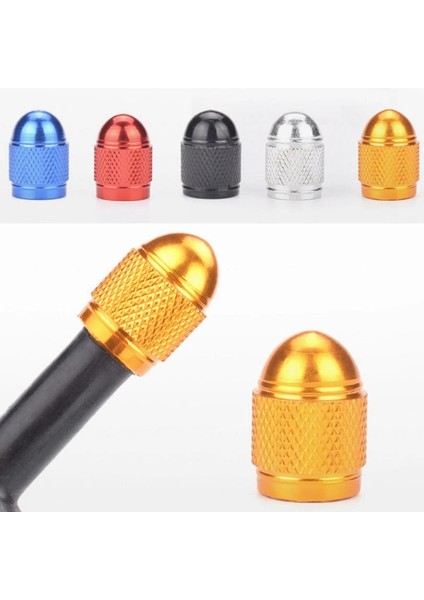 4 Adet Gümüş Tarzı 4 Adet Bisiklet Vana Kapakları Alüminyum Alaşımlı Schrader Vana Kapakları Arabalar Motosikletler Tekerlek Lastik Vana Toz Kapağı Bisiklet Bisiklet Aksesuarları (Yurt Dışından)