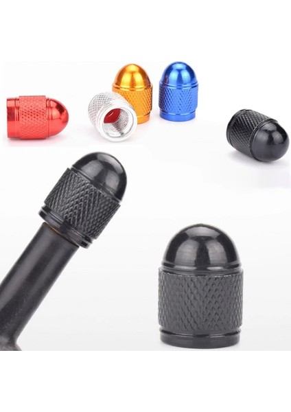 4 Adet Gümüş Tarzı 4 Adet Bisiklet Vana Kapakları Alüminyum Alaşımlı Schrader Vana Kapakları Arabalar Motosikletler Tekerlek Lastik Vana Toz Kapağı Bisiklet Bisiklet Aksesuarları (Yurt Dışından)