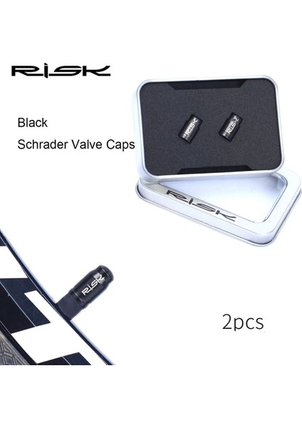 2 Adet Blackr-Schrader Stili Sıcak 1 Takım Titanyum Bisiklet Prestaschrader Vana Kapağı Mtb Bisiklet Lastiği Lastik Dönüşüm Gaz Toz Kapağı Bisiklet Adaptörü Aksesuarları (Yurt Dışından)