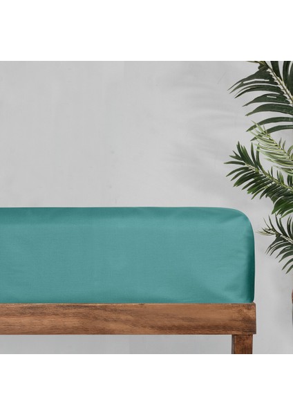 Monochrome %100 Pamuk Saten Düz Çarşaf Tek Kişilik