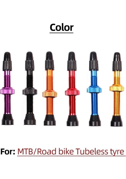 Turuncu 34 mm Stili Blooke Bisiklet Tubeless Vana Presta Fv Kap Çekirdek Ountain Nipel Wtool Mtb Yol Bisikleti Aksesuarları (Yurt Dışından)