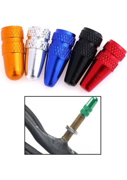 Sarı Stil 1- Bisiklet Presta Valf Kapağı Dayanıklı Bisiklet Fixie Mtb Presta Jant Lastik Kök Hava Valfi Kapakları Toz Kapağı Bisiklet Aksesuarları (Yurt Dışından)