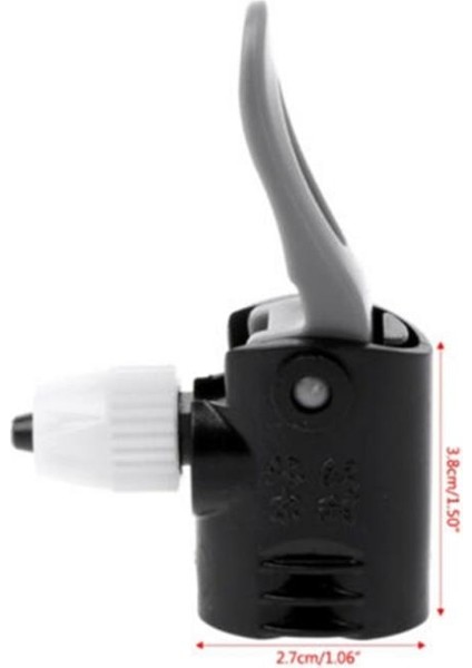 No.2 Tarzı Bisiklet Pompası Adaptör Vanası Bisiklet Pompası Nozul Hortum Adaptörü Çift Kafa Pompalama Parçaları Hava Pompası Şişirme Fv Av Vana Dönüştürücü (Yurt Dışından)