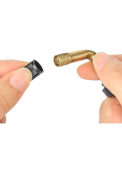 L Tarzı Yeni 1 Adet Açı Bükülmüş Pirinç Hava Lastik Vana Kök Uzatma Adaptörü ile Araba Kamyon Motosiklet Bisiklet Aksesuarları (Yurt Dışından)