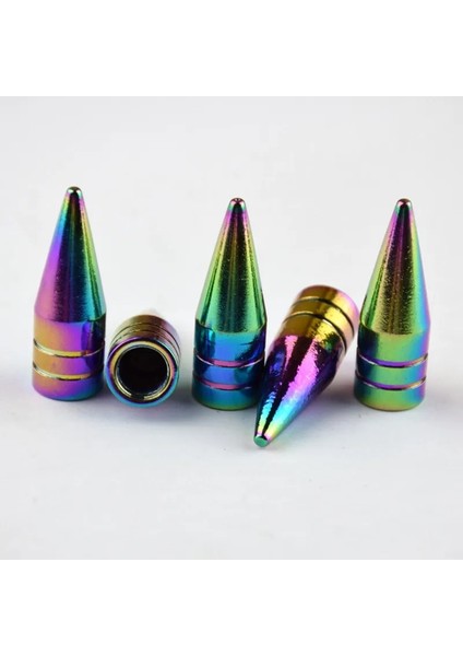 2 Adet Bir Stil 2 Adet Alüminyum Işıklar Renkli Araba Bisiklet Lastik Vana Kapakları Neon Mermi Tasarım Araba Kamyon Hava Limanı Kapağı Lastik Jant Vana Tekerlek Kök Kapağı (Yurt Dışından)