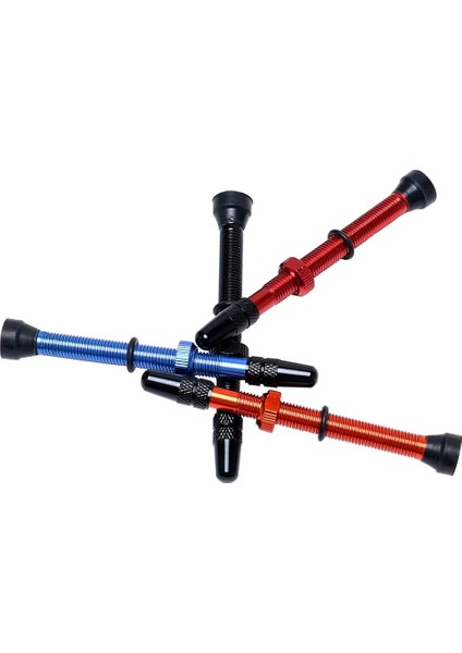 Kırmızı 78 mm Stili Et Bisiklet Lastik Hava Valfi Tubeless Tekerlek Valf Kiti, Bakır Çekirdek Alaşımlı Kök Kauçuk Tabanlı, mm (Yurt Dışından)