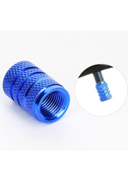 Gümüş 2 Adet Tarzı 2 Adet Bisiklet Vana Kapağı Tırtıllı Tip Alüminyum Alaşımlı Dağ Bisikleti Motosiklet Schrader Lastik Vana Kapağı Toz Geçirmez Bisiklet Aksesuarları (Yurt Dışından)