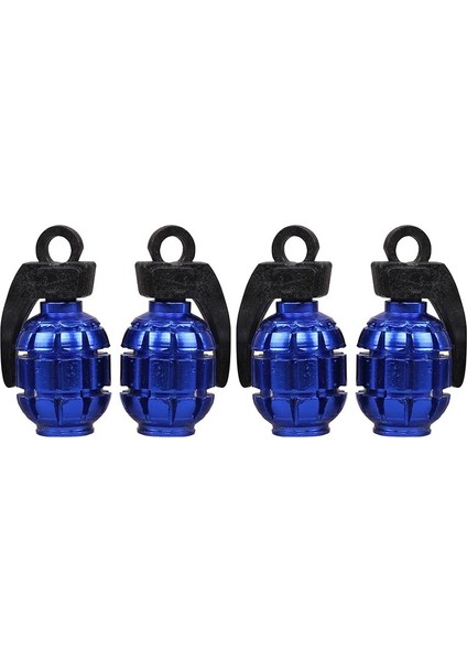 Gök Mavisi Tarzı 4 Adetlot Evrensel Araba Lastik Tekerlek Vana Kapağı Alüminyum Alaşımlı Lastik Hava Kaynaklanıyor Toz Kapağı Araba Moto Bisiklet Styling Oto Çıkartması Kaynaklanıyor (Yurt Dışından)