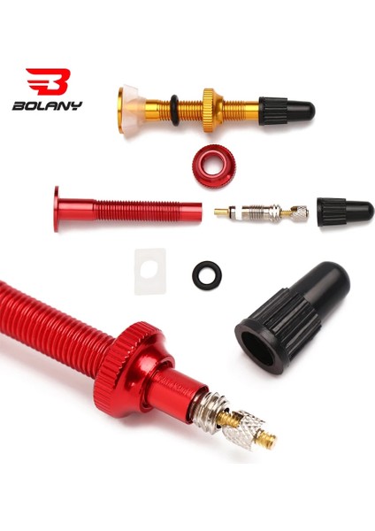40MM Mavi 1 Çift Stili Bolany 1 Çift Bisiklet Vana Mtb Yol Bisikleti Genişletici Vanalar Tubeless Vakum Memesi Alüminyum Alaşım Mastik Aksesuarları (Yurt Dışından)