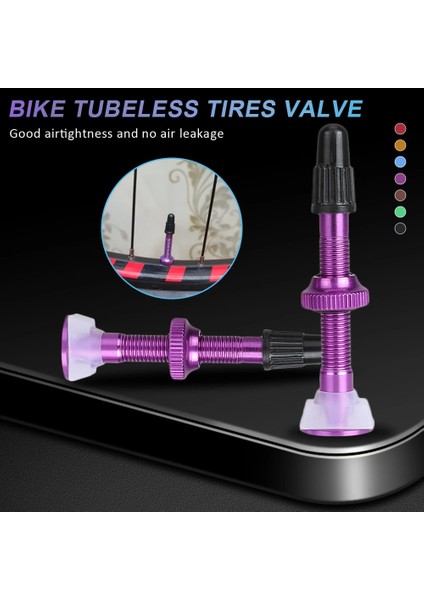 Altın Tarzı 2 Adet Ubeless Vana Kök Fv Presta Vana Alüminyum Alaşımlı Tubless Lastik Vana Kapaklı Dağ Bisikleti Yol Mtb Bisiklet Parçaları (Yurt Dışından)