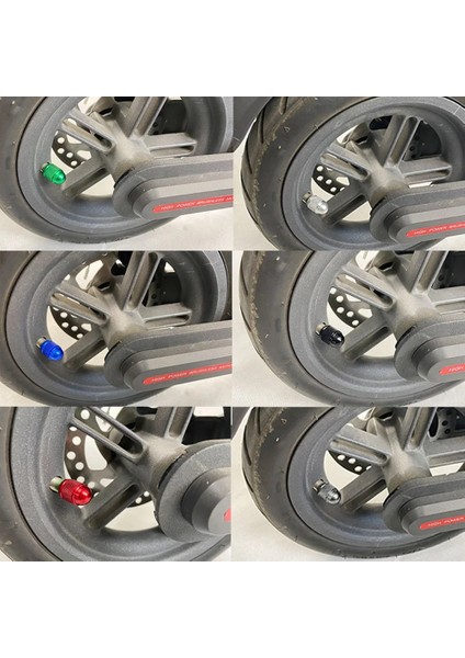 Gri Stil 2 Adet Vana Kapağı Elektrikli Scooter Xiaomi M365 Için Yedek Renkli Max G30 Scooter Modifikasyon Aksesuarları Lastik Hava Kapakları (Yurt Dışından) indirimleri