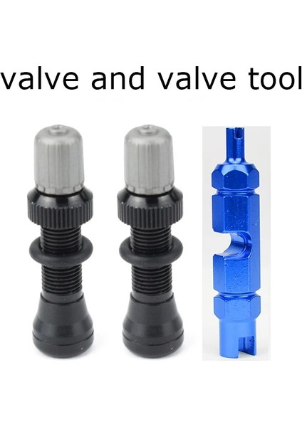 2 Adet Siyah Set Stili Tb Bisiklet Schrader Tubeless Vana Dağ Bisikleti Için Vana Jant Tekerlek Tubeless Lastik Lastik Vana Bisiklet Aksesuarları (Yurt Dışından)