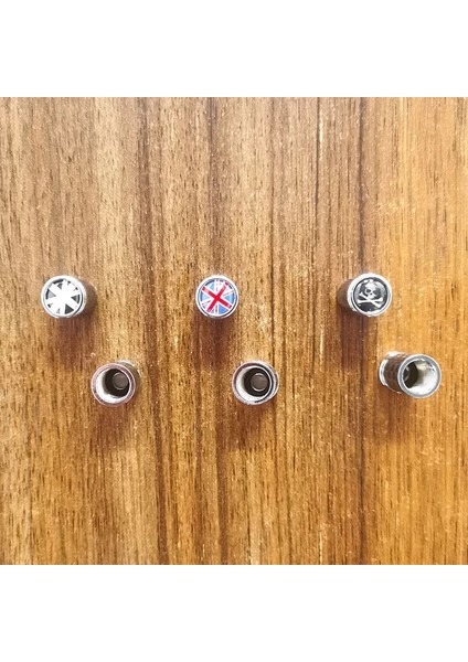No.24 Tarzı 1 Çift Bisiklet Lastiği Valf Kapağı Schrader Brompton Katlanır Bisiklet Alüminyum Karbon Bayrağı Mtb Aksesuarları (Yurt Dışından)