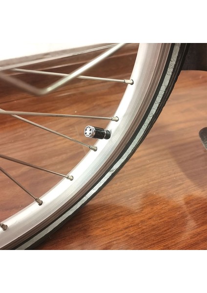 No.24 Tarzı 1 Çift Bisiklet Lastiği Valf Kapağı Schrader Brompton Katlanır Bisiklet Alüminyum Karbon Bayrağı Mtb Aksesuarları (Yurt Dışından)