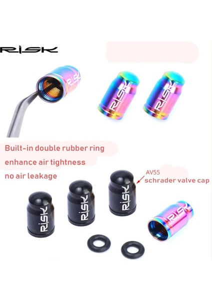 2 Adet Altın-Presta Stili Sıcak 1 Takım Titanyum Bisiklet Prestaschrader Vana Kapağı Mtb Bisiklet Lastiği Lastik Dönüşüm Gaz Toz Kapağı Bisiklet Adaptörü Aksesuarları (Yurt Dışından)
