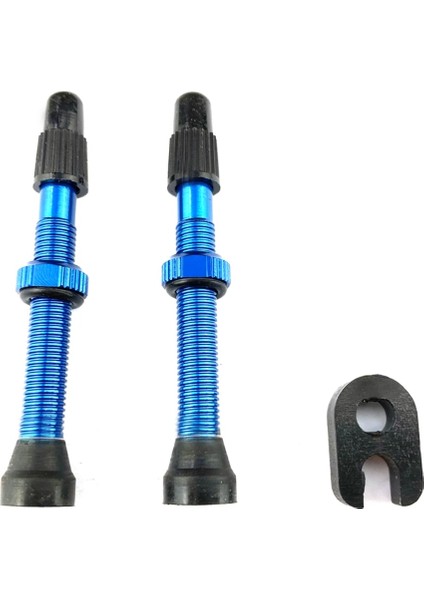 Mavi 54MM Stili Et Bisiklet mm Uyumlu Yol Için Valf Mtb Bisiklet Tubeless Lastikler Pirinç Çekirdek Alaşım Kök Tubeless Mastik (Yurt Dışından) indirimleri