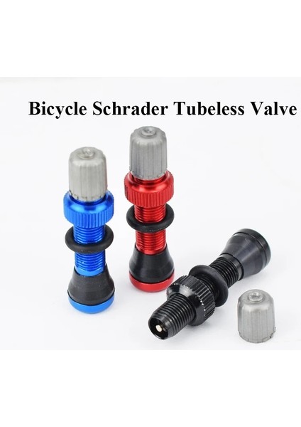 1 Adet Mavi Stil Tb Bisiklet Schrader Tubeless Vana Dağ Bisikleti Için Vana Jant Tekerlek Tubeless Lastik Lastik Vana Bisiklet Aksesuarları (Yurt Dışından)