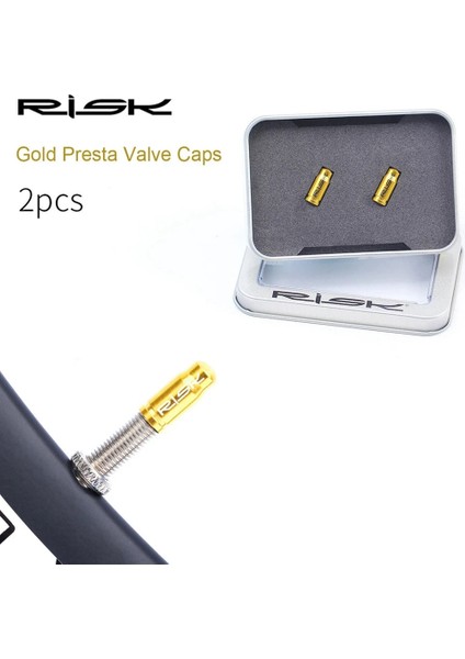 2 Adet Altın-Presta Stili 1 Takım Titanyum Alaşımlı Prestaschrader Vana Kapağı ve Somun Bisiklet Lastiği Lastik Dönüşüm Gaz Tozluk Mtb Bisiklet Vana Adaptörü Vana Kapağı (Yurt Dışından)