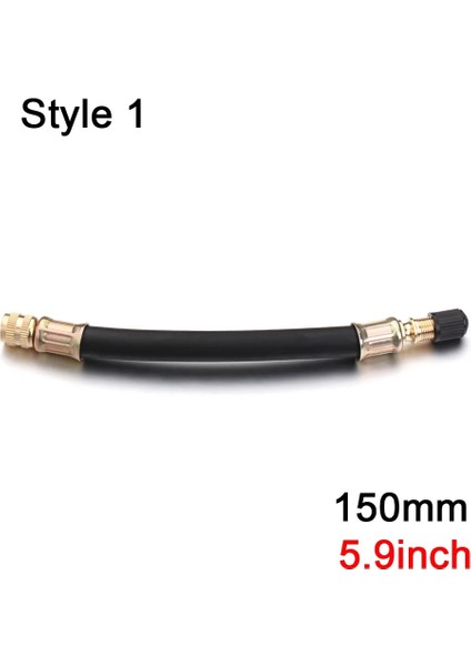 150MM Stil 1 Stil Xiaomi Mijia Scooter Için Ortable Genişletilmiş Silikon Nozullar Scooter Vana Adaptörü Elektrikli Scooter Kaykay Bisiklet (Yurt Dışından)