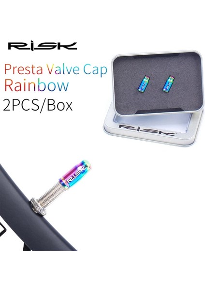 Schradervalvecap Gld Stili Rısk FV55 AV55 Titanyum Alaşımlı Bisiklet Vana Kapağı Dağ Yol Bisikleti Presta Schrader Nozul Vana Çekirdek Kapağı Toz Kapağı (Yurt Dışından) fiyatları