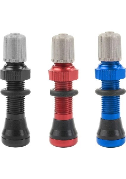 2 Adet Kap Mavi Tarzı mm Alaşım Kök Bisiklet Schrader Tubeless Lastik Valf Mtb Yol Bisikleti Amerikan Tüp Yok Valf Kapağı Aracı (Yurt Dışından)