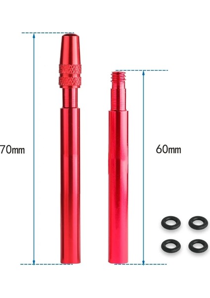VC007CRD2P Stili Bisiklet 1 Çift Presta Vana Genişletici W Cap C Alüminyum Alaşımlı Eloksallı Fv Uzatma Sabit Yol Bisikleti Jantları Için (Yurt Dışından)