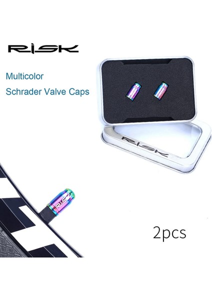 2 Adet Çoklu Schrader Stili 1 Takım Titanyum Alaşımlı Prestaschrader Vana Kapağı ve Somun Bisiklet Lastiği Lastik Dönüşüm Gaz Tozluk Mtb Bisiklet Vana Adaptörü Vana Kapağı (Yurt Dışından)