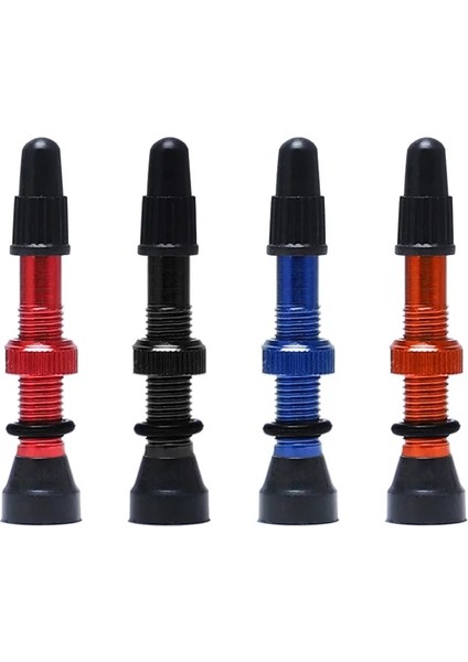 48 mm Siyah Stil Et Bisiklet Lastik Hava Valfi Bisiklet Tubeless Tekerlek Valf Kiti Bakır Çekirdek Alaşımlı Gövde Kauçuk Taban (Yurt Dışından) fırsatları