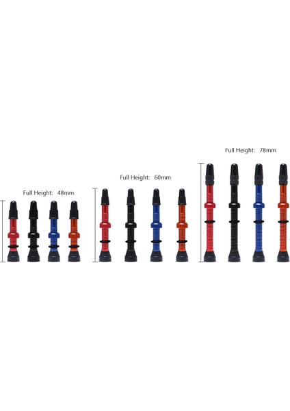 48 mm Siyah Stil Et Bisiklet Lastik Hava Valfi Bisiklet Tubeless Tekerlek Valf Kiti Bakır Çekirdek Alaşımlı Gövde Kauçuk Taban (Yurt Dışından) indirimleri