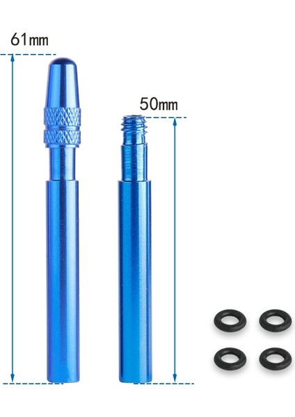 VC007BBU2P Stili Bisiklet 1 Çift Presta Vana Genişletici W Cap C Alüminyum Alaşımlı Eloksallı Fv Uzatma Sabit Yol Bisikleti Jantları Için (Yurt Dışından)
