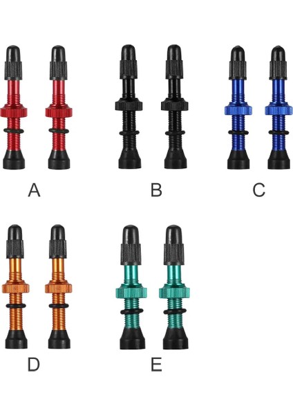 Mavi 54MM Stili 2 Adet Bisiklet Lastik Vanalar Bisiklet Kök Alaşım Çekirdek Tubeless Dağ Yol Bisikleti Vakum Memesi, mm (Yurt Dışından) fiyatları