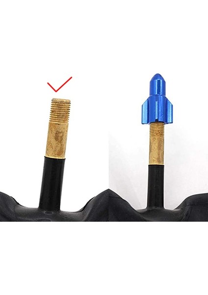 2 Adet Mavi Stil Alüminyum Alaşımlı Bisiklet Jant Lastik Kapağı Araba Motosiklet Kamyon Tüp Lastik Bisiklet Av Amerikan Hava Valfi Kapağı Toz Geçirmez (Yurt Dışından) modelleri