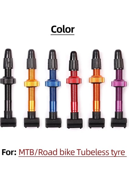 Turuncu 60 mm Stili Blooke Bisiklet Tubeless Vana Presta Fv Cap Ountain Bisiklet Nipel Wtool Mtb Yol Bisikleti Için Alaşım Aksesuarları (Yurt Dışından) fırsatları