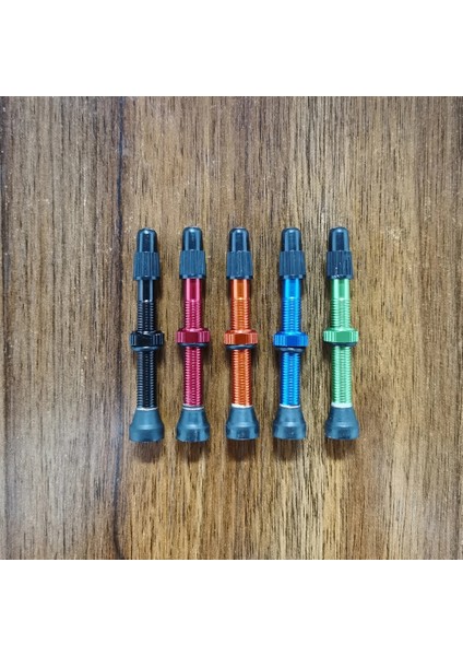 Turuncu 60MM Tarzı 1 Parça Bisiklet Tubeless Valf Presta Tüpsüz Valf mm Yol Bisikleti Için Uzunluk Tüp Yok Jant (Yurt Dışından)