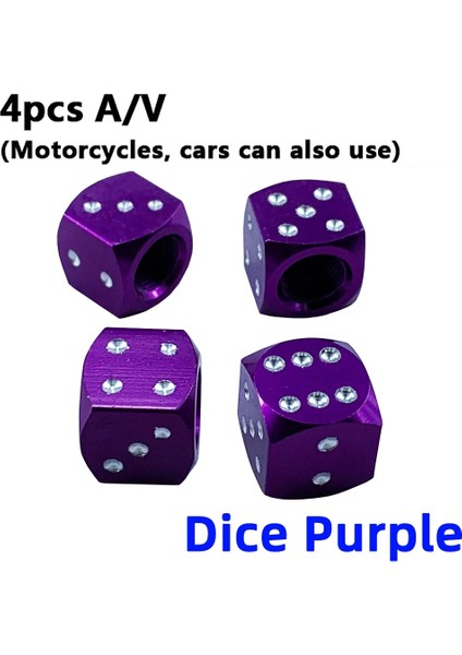 4 Adet Zar Mor Tarzı 4 Adet Bisiklet Tekerlek Lastiği Kaplı Araba Motosiklet Kamyon Evrensel Tüp Lastik Bisiklet Av Sv Amerikan Hava Valfi Kapağı Toz Geçirmez 10 Renk (Yurt Dışından)