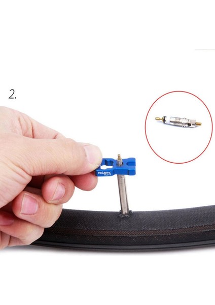 ENTEGRE-80MM 2 Adet Stil 4 In 1 Taşınabilir Bisiklet Vana Anahtarı Çok Işlevli Schraderpresta Vana Çekirdek Sökme Mtb Yol Bisikleti Için Kurulum Araçları (Yurt Dışından)