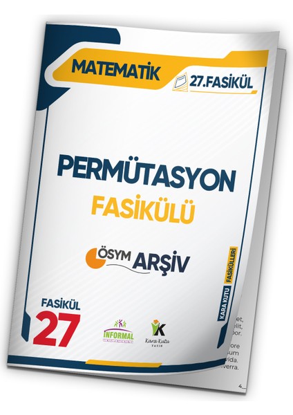 2025 Tyt Matematik Permütasyon Ösym Çıkmış Soru Modüler Set 27. Fasikülü