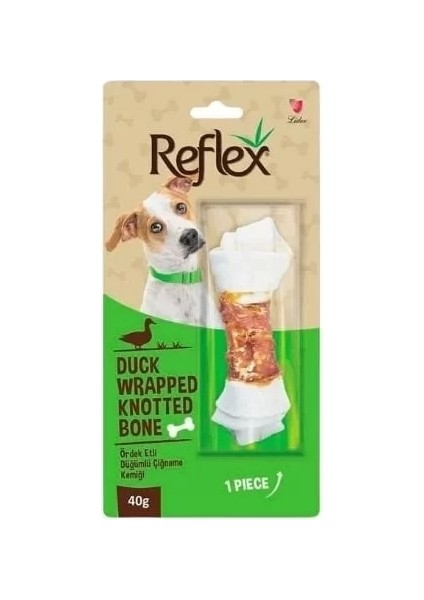 Ördek Etli Düğümlü Çiğneme Kemiği Köpek Ödülü 40 gr