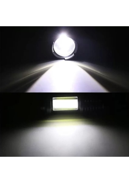 Wuben WB-017 Zoomlu Şarjlı Cob LED Güçlü El Feneri indirimleri