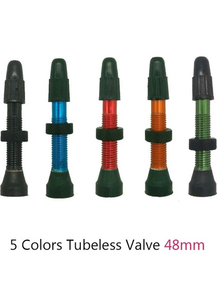 Yeşil 60MM Tarzı mm Bisiklet Tubeless Presta Valf Yol Bisikleti Için Mtb Tubeless Hazır Lastik Lastik Valf Presta 48MM (Yurt Dışından)