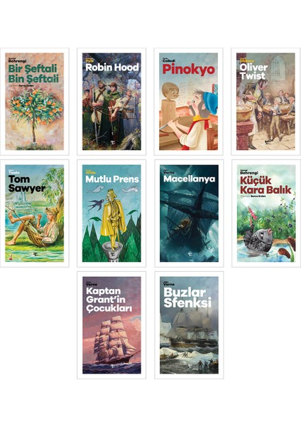 Muhteşem Çocuk Klasikleri 10 Kitap Bir Arada