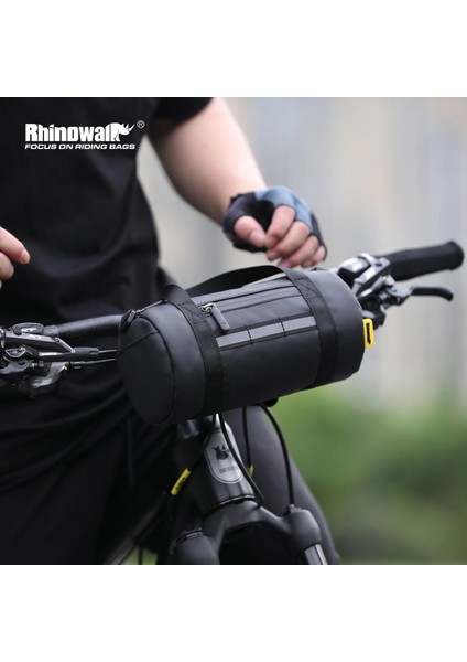 RK9101-GRI Stili Rhinowalk Bisiklet Gidon Çantası Bisiklet Ön Çanta Saklama Çantası Çanta Omuz Askısı ile Yol Dağ Bisikleti Bisiklet Seyahat Için (Yurt Dışından) fiyatları